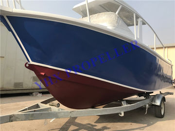 China Aluminum Luxury Center Console Fishing Boats 6.25M Length With Hard Top supplier