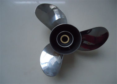 China 9.9-15HP Stainless Steel Boat Propeller , Yamaha Stainless Steel Outboard Props supplier