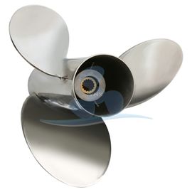 China 5 1/2 X 17 Pitch Stainless Steel Boat Propeller 150-300 Hp Stainless Outboard Props supplier