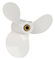 White Outboard Marine Boat Propellers , Tohatsu Outboard Propellers supplier