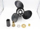 Aluminum Alloy Outboard Boat Propellers 13.25 X17 Pitch Mercury Marine Propellers supplier