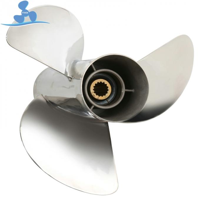 High Precision Stainless Steel Marine Propellers 3 Blades 60-115 Hp