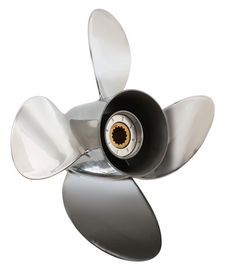 China Four Blade Stainless Steel Prop , 4 Blade Propeller 4x13x19 Size supplier