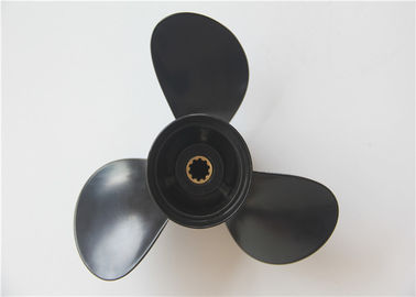 China Aluminum Speed Boat Propeller 3 Blades 9.25x10 For Tohatsu / Nissan 15hp Motor supplier