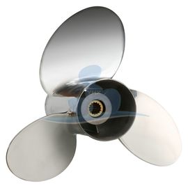 China Durable Stainless Steel Boat Propeller 15 1/2 X 17 With Left Hand Rotation supplier