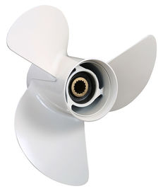 China High Performance Outboard Props , Replacement Boat Propellers 13 1/2X15-K Size supplier