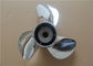 Replacement Outboard Boat Propellers , Outboard Stainless Steel Propellers supplier