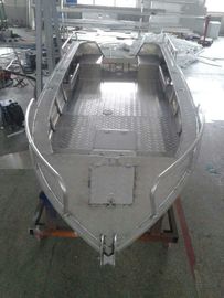 3.00mm V Type Aluminum Flat Bottom Boats For Fishing , CE Certification